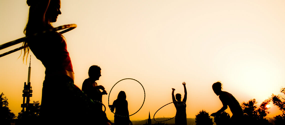 Welcome to the world of hula hooping!